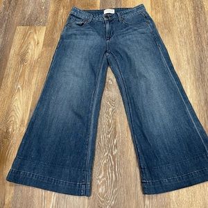 Parker Smith, wide leg crop. Size 25